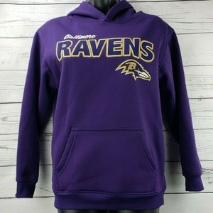 Baltimore Ravens Youth Size Medium 10/12 Hoodie